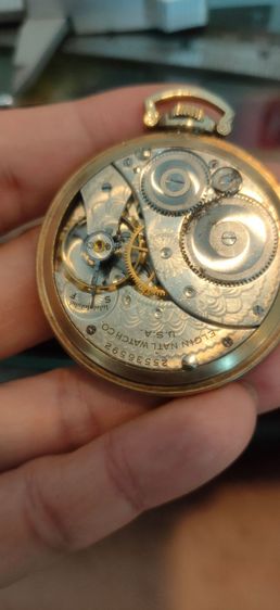 นาฬิกาพก โบราณวินเทจ แบรนด์ ELGIN ขนาด 44มม  รูปที่ 16