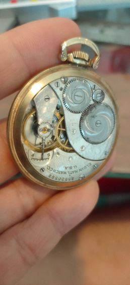 นาฬิกาพก โบราณวินเทจ แบรนด์ ELGIN ขนาด 44มม  รูปที่ 18