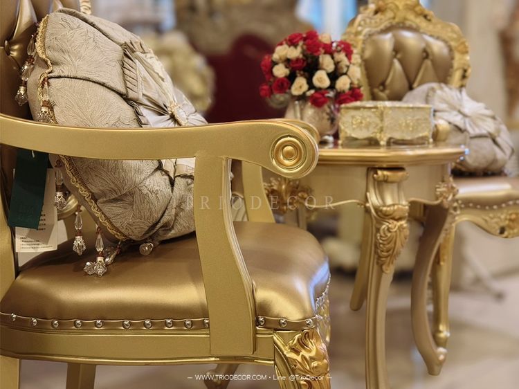 AETHER-I Classic Coffee Set ชุดโต๊ะน้ำชาสไตล์หลุยส์ รุ่น อีเธอร์ 1 รูปที่ 10