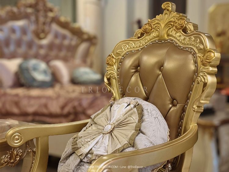 AETHER-I Classic Coffee Set ชุดโต๊ะน้ำชาสไตล์หลุยส์ รุ่น อีเธอร์ 1 รูปที่ 15