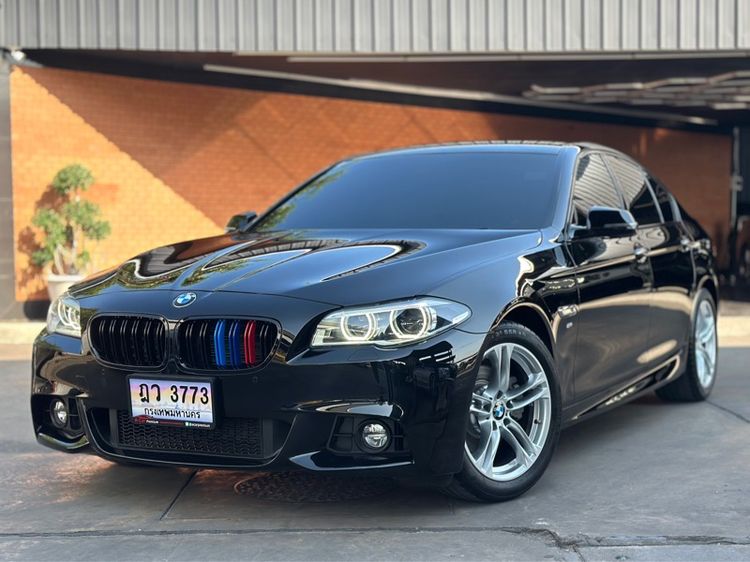 BMW Series 5 2014 525d Sedan ดีเซล ไม่ติดแก๊ส เกียร์อัตโนมัติ ดำ รูปที่ 3