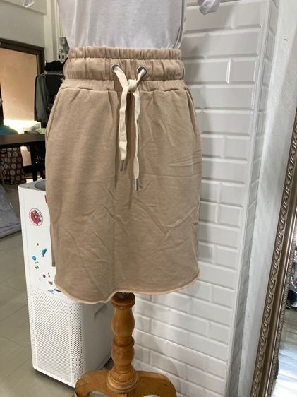 ไม่มีแขน น้ำตาล ฟรีไซส์ อื่นๆ กระโปรงผ้ายืด