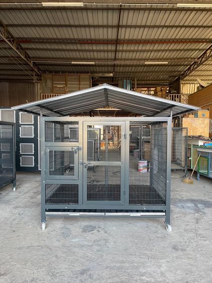 จำหน่ายและรับผลิตกรงสัตว์เลี้ยงทุกแบบทุกขนาด ราคาส่งจากโรงงานเน้นคุณภาพ กรงสุนัขติดมุ้งลวด กรงแมว กรงนกสนามตั้งพื้น กรงเพาะนก กรงบิน  รูปที่ 7