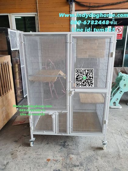 จำหน่ายและรับผลิตกรงสัตว์เลี้ยงทุกแบบทุกขนาด ราคาส่งจากโรงงานเน้นคุณภาพ กรงสุนัขติดมุ้งลวด กรงแมว กรงนกสนามตั้งพื้น กรงเพาะนก กรงบิน  รูปที่ 18