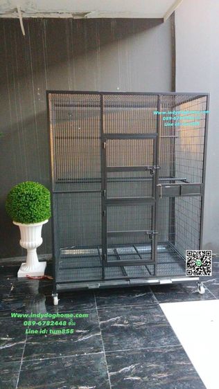 จำหน่ายและรับผลิตกรงสัตว์เลี้ยงทุกแบบทุกขนาด ราคาส่งจากโรงงานเน้นคุณภาพ กรงสุนัขติดมุ้งลวด กรงแมว กรงนกสนามตั้งพื้น กรงเพาะนก กรงบิน  รูปที่ 14