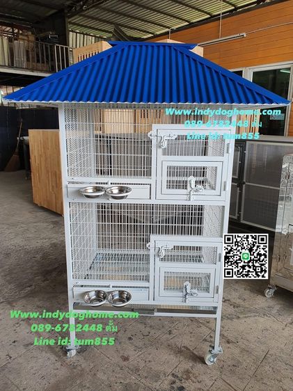 จำหน่ายและรับผลิตกรงสัตว์เลี้ยงทุกแบบทุกขนาด ราคาส่งจากโรงงานเน้นคุณภาพ กรงสุนัขติดมุ้งลวด กรงแมว กรงนกสนามตั้งพื้น กรงเพาะนก กรงบิน  รูปที่ 17