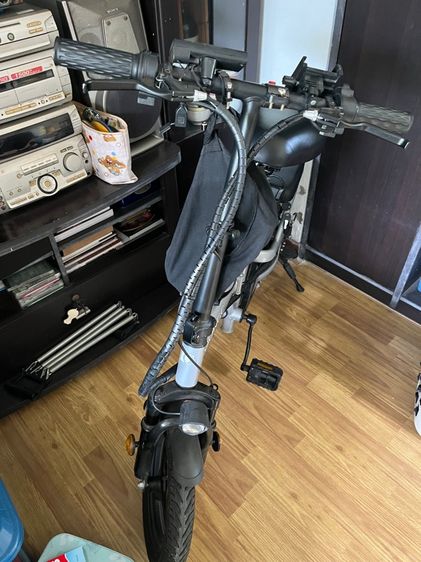 รถจักรยานไฟฟ้า 14นิ้ว สีเทา Dongc สภาพดีวิ่งไป500กม รูปที่ 2