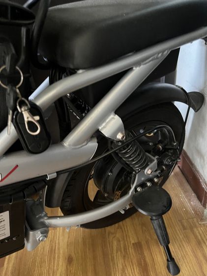 รถจักรยานไฟฟ้า 14นิ้ว สีเทา Dongc สภาพดีวิ่งไป500กม รูปที่ 4