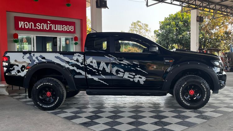 Ford Ranger 2019 2.2 Hi-Rider XL Plus Pickup ดีเซล ไม่ติดแก๊ส เกียร์ธรรมดา ดำ รูปที่ 4