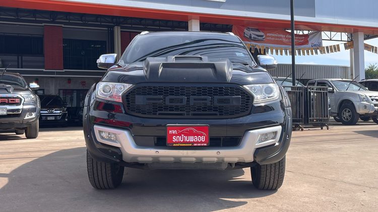 Ford Everest 2017 2.2 Titanium Plus Utility-car ดีเซล ไม่ติดแก๊ส เกียร์อัตโนมัติ ดำ รูปที่ 2