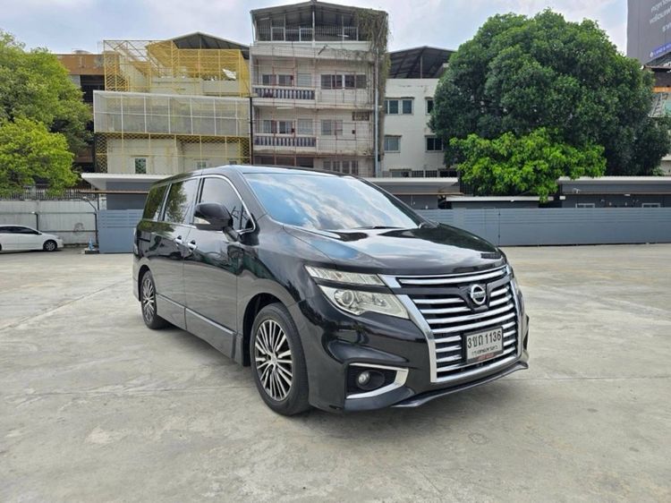 Nissan Elgrand 2014 2.5 High Way Star Van เบนซิน เกียร์อัตโนมัติ ดำ รูปที่ 3