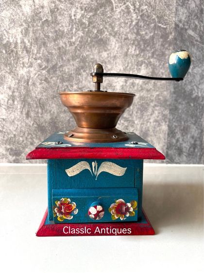 เครื่องบดกาแฟ โบราณเก่าสะสมA10 รูปที่ 2