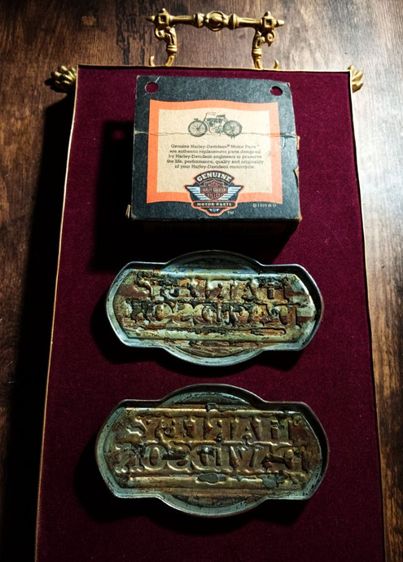 USA.แท้ harley davidson จากอเมริกา หัวเทียน,ตราติดถังน้ำมัน รูปที่ 13