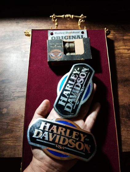 USA.แท้ harley davidson จากอเมริกา หัวเทียน,ตราติดถังน้ำมัน รูปที่ 5