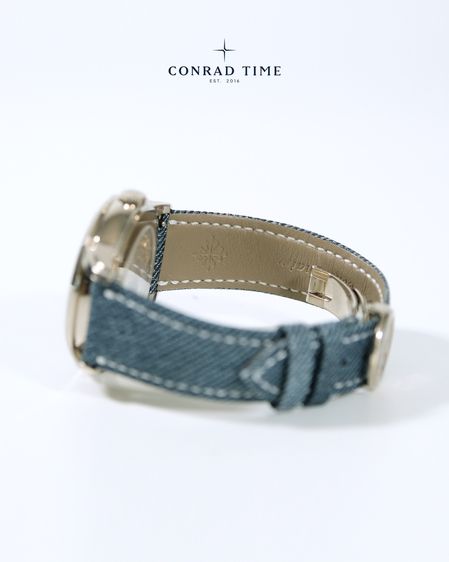 Patek Complications 5330G-001 Blue Dial World Time Date Denim Calfskin strap 2024 40mm. Fullset  รูปที่ 10