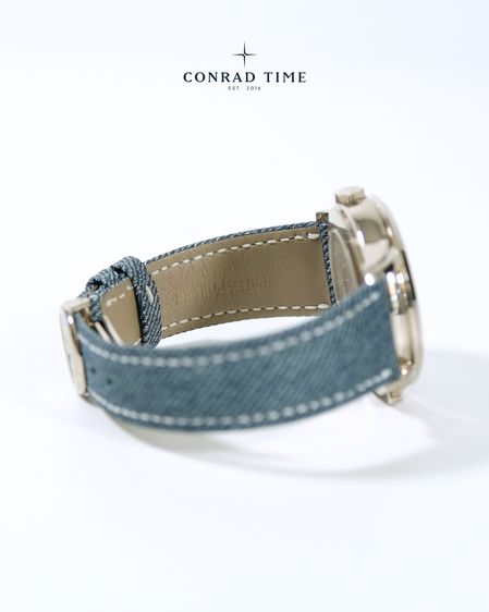 Patek Complications 5330G-001 Blue Dial World Time Date Denim Calfskin strap 2024 40mm. Fullset  รูปที่ 6