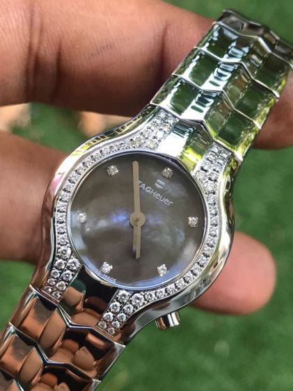 Tag Heuer Alter Ego Full Diamond Ladies Watch  MOP. WAA1415🇨🇭🇨🇭
 รูปที่ 6