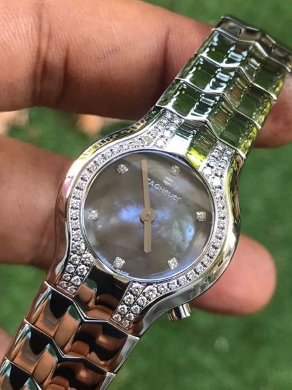 Tag Heuer Alter Ego Full Diamond Ladies Watch  MOP. WAA1415🇨🇭🇨🇭
