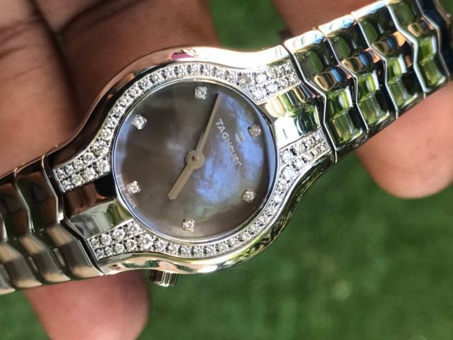 Tag Heuer Alter Ego Full Diamond Ladies Watch  MOP. WAA1415🇨🇭🇨🇭
 รูปที่ 5