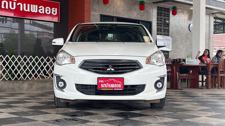 Mitsubishi Attrage 2018 1.2 GLS Limited Sedan เบนซิน ไม่ติดแก๊ส เกียร์อัตโนมัติ ขาว รูปที่ 2