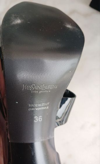 รองเท้า YSL. Partent Leather Tribute Heels รูปที่ 8