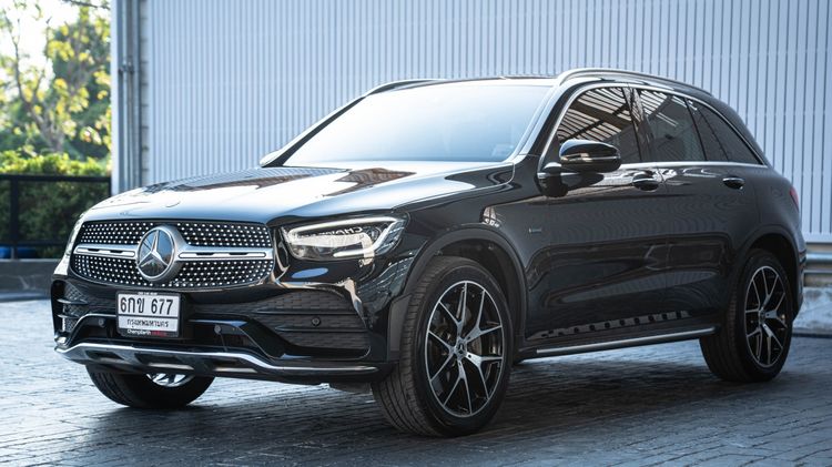 Mercedes-Benz GLC-Class 2020 GLC300 Utility-car ปลั๊กอินไฮบริด (PHEV) ไม่ติดแก๊ส เกียร์อัตโนมัติ ดำ รูปที่ 3