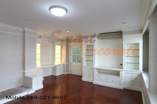 ช่างรับเหมาต่อเติมมาเอง (บริการรับทำเฟอร์นิเจอร์บิวท์อิน) ออกแบบตกแต่งภายใน ต่อเติม รับงานผ้าม่าน วอลล์เปเปอร์ โดยออกแบบพร้อมให้คำปรึกษาฟรี  รูปที่ 8