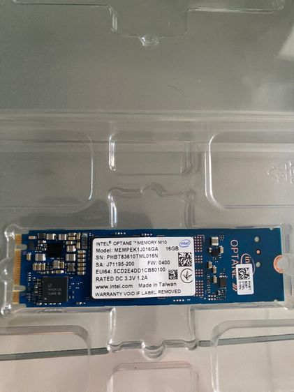HDD Nvme Intel Optane 16Gb