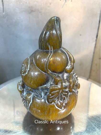 ค้างคาวจีนเกาะน้ำเต้า งานแกะสลักสะสม