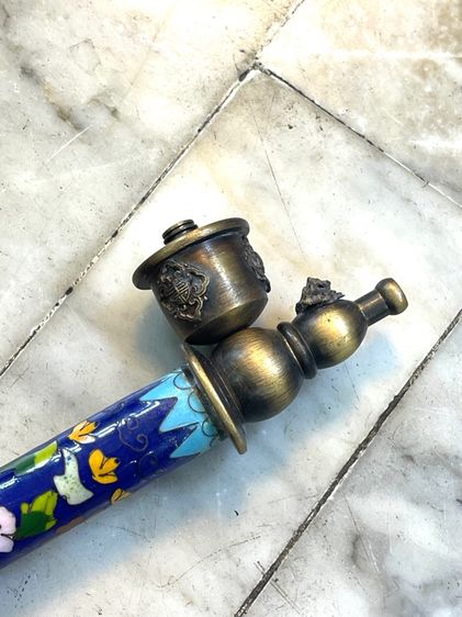 กล้อง สูปทองเหลืองถมปัด สะสมA3 รูปที่ 6