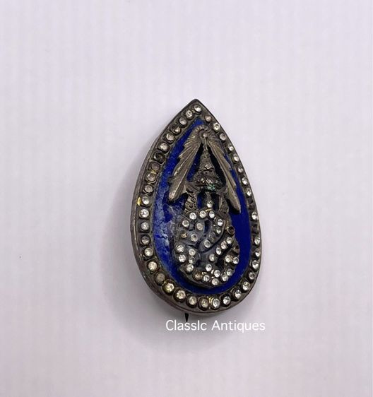 เข็มกลัดลงยา ตราสัญลักษณ์ ร.9 เก่าสะสม รูปที่ 3