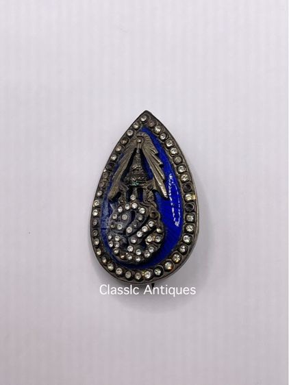 เข็มกลัดลงยา ตราสัญลักษณ์ ร.9 เก่าสะสม รูปที่ 4