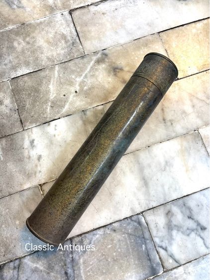 กระบอก ใส่เอกสาร ทองเหลืองสะสมA3 รูปที่ 2