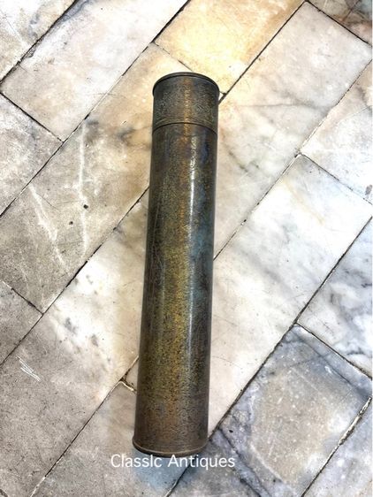 กระบอก ใส่เอกสาร ทองเหลืองสะสมA3 รูปที่ 3