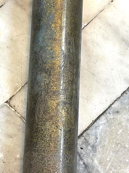 กระบอก ใส่เอกสาร ทองเหลืองสะสมA3 รูปที่ 7