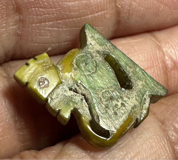 🙏สิงห์ ล.พ.หอม วัดซากหมาก พระผ่านการบูชา🙏เครื่อวราง🙏เหรียญหล่อหลังยันต์ องค์ละ1000 รูปที่ 3