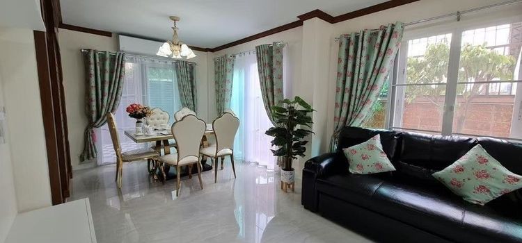 ตกแต่งครบ ให้เช่าบ้านเดี่ยว 2 ชั้น โครงการคาซ่าวิลล์ ราชพฤกษ์ รัตนาธิเบศร์ 1  ติดถนนใหญ่ราชพฤกษ์ ใกล้รถไฟฟ้าสีม่วง สถานีไทรม้าแค่ 1 ก.ม. รูปที่ 4