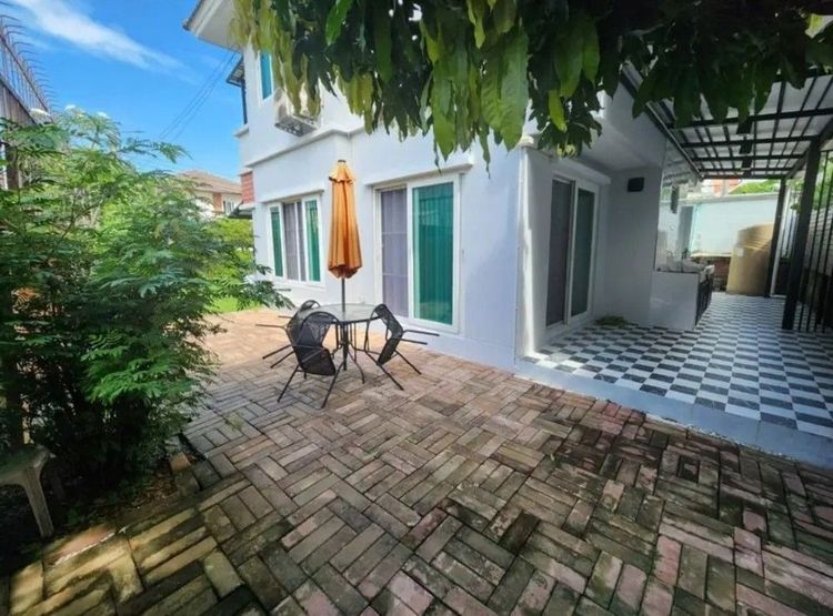 ตกแต่งครบ ให้เช่าบ้านเดี่ยว 2 ชั้น โครงการคาซ่าวิลล์ ราชพฤกษ์ รัตนาธิเบศร์ 1  ติดถนนใหญ่ราชพฤกษ์ ใกล้รถไฟฟ้าสีม่วง สถานีไทรม้าแค่ 1 ก.ม. รูปที่ 2