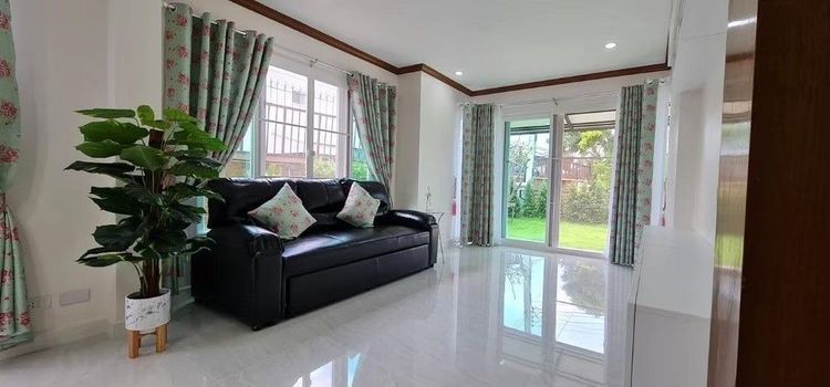 ตกแต่งครบ ให้เช่าบ้านเดี่ยว 2 ชั้น โครงการคาซ่าวิลล์ ราชพฤกษ์ รัตนาธิเบศร์ 1  ติดถนนใหญ่ราชพฤกษ์ ใกล้รถไฟฟ้าสีม่วง สถานีไทรม้าแค่ 1 ก.ม. รูปที่ 3