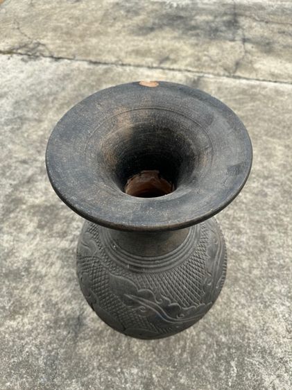 แจกันดินเผา สูง75cm แจกันวินเทจ แจกันโบราณ ของสะสม รูปที่ 3