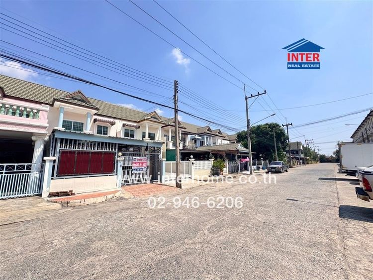 ทาวน์เฮ้าส์ 2 ชั้น 31 ตร.ว. หมู่บ้านบางปะอินธานี ถนนทางหลวงบางปะอิน ถนนอุดมสรยุทธ์ บางไทร พระนครศรีอยุธยา