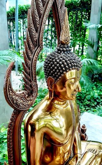 พระพุทธชินราช ราชันย์สยาม เนื้อบรอนซ์  หมายเลขที่ ๙  หน้าตัก 9นิ้ว สูง 26นิ้ว กว้าง18นิ้ว ลึก 10นิ้ว (ไม่รวมฐานหิน) รูปที่ 3