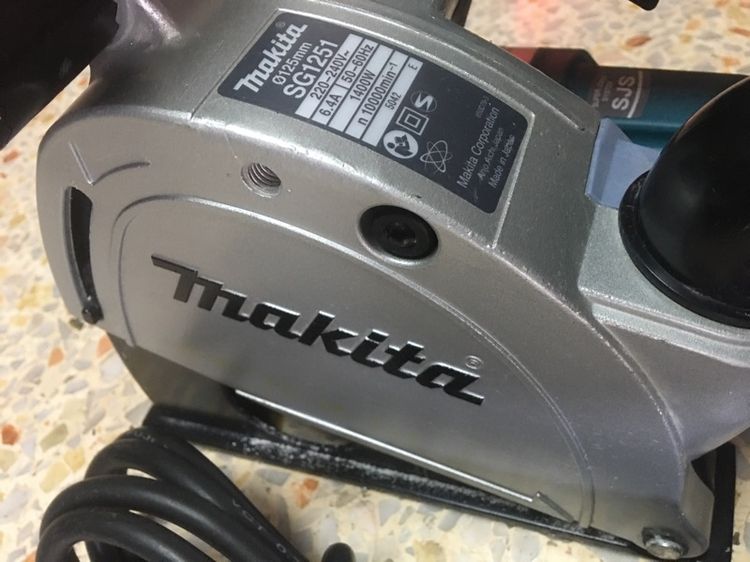 เลื่อยตัดเซาะลอง makita SG1251J 125mm 5” สภาพดีสวยพร้อมใช้งานแท้ รูปที่ 2