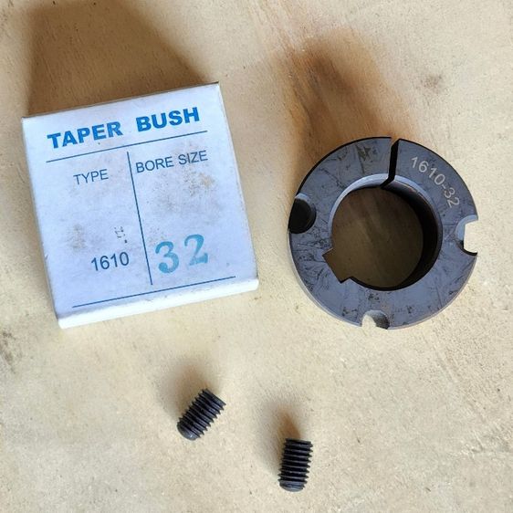 1610 - 32mm แกนเพลามู่เล่ย์ Shaft เทเปอร์ บูธ Taper bush สำหรับมู่เลย์ มู่เลย์ พลูเล่ย์ Pulley timing รูปที่ 5