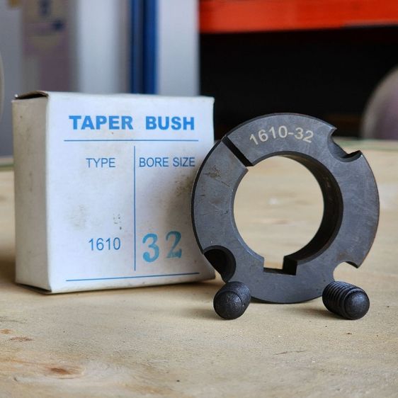 1610 - 32mm แกนเพลามู่เล่ย์ Shaft เทเปอร์ บูธ Taper bush สำหรับมู่เลย์ มู่เลย์ พลูเล่ย์ Pulley timing รูปที่ 4