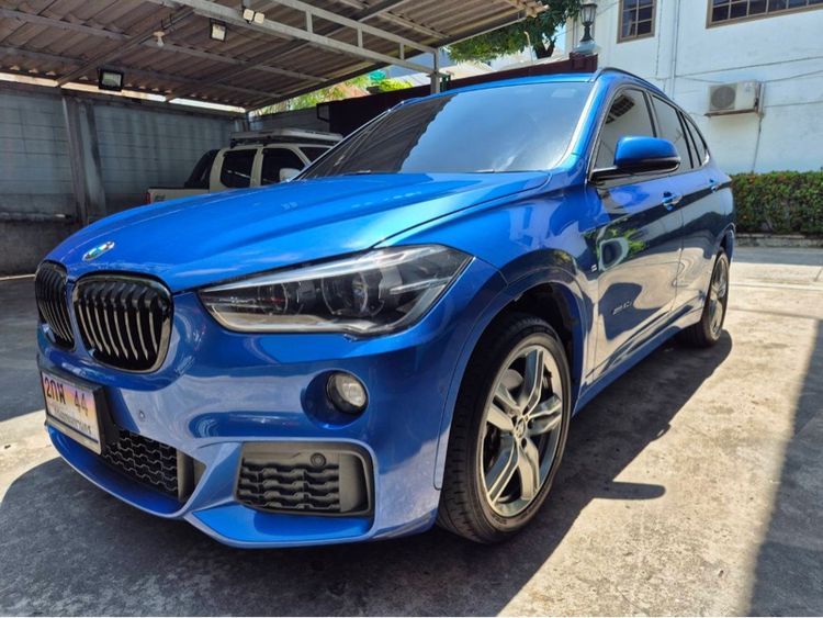 BMW X1 2018 2.0 sDrive20d M Sport Sedan ดีเซล ไม่ติดแก๊ส เกียร์อัตโนมัติ น้ำเงิน รูปที่ 3