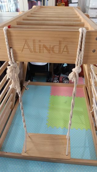 Alinda Jungle Gym slider สไลเดอร์ ยิม ปีนป่าย pikler เพลยิม climbing ปีนป่ายไม้ ปีนป่ายเด็ก รูปที่ 5