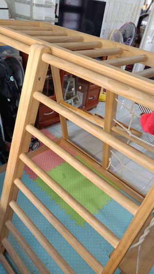 Alinda Jungle Gym slider สไลเดอร์ ยิม ปีนป่าย pikler เพลยิม climbing ปีนป่ายไม้ ปีนป่ายเด็ก รูปที่ 6