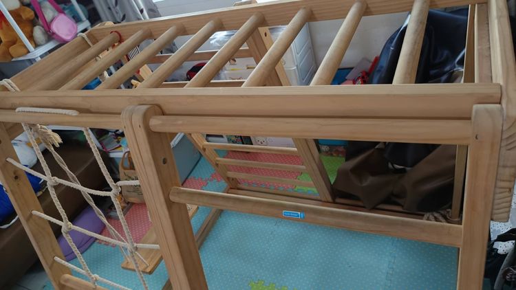 Alinda Jungle Gym slider สไลเดอร์ ยิม ปีนป่าย pikler เพลยิม climbing ปีนป่ายไม้ ปีนป่ายเด็ก รูปที่ 3