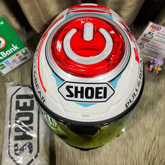 หมวกกันน็อคเต็มใบ Shoei รุ่น Z 7plus Marquez Power Up รูปที่ 15